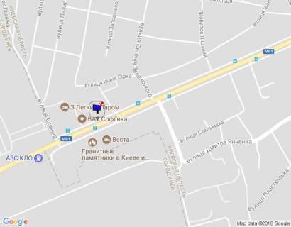 Billboard A in Brovary, 6х3  m. Brovari, st. Kiivs'ka, 7, navproti avtobusnoi zupinki, viizd z m. Brovari v storonu m. Kiiv, za 110m do magazinu "Fora", za 130m do perehresta z st. Esenina, za 210m do AZS "KLO", cerez 200m pisla povortu na st. Evgenia Zelens'kogo scheme