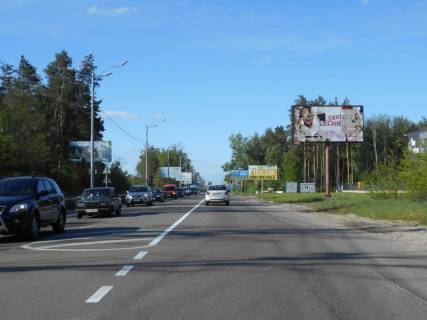 Billboard A in Vishgorod, 6х3  Траса Р-02 "Київ-Іванків-Овруч", км 19+300 право, перед КПП "Нові Петрівці", через 30м після повороту на завод SANDORA та HENKEL-Україна, за 170м до НПЦ "Фільмотехнік" Photo 1
