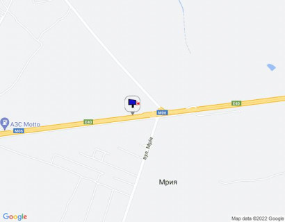 Billboard A in Mriya, 6х3  с. Мрія, траса М-06 "Київ-Чоп" (Житомир), км 28+850 право, через 50м після автобусної зупинки, через 150м після поворту на вул. Мрія, за 850м до АЗС Motto scheme