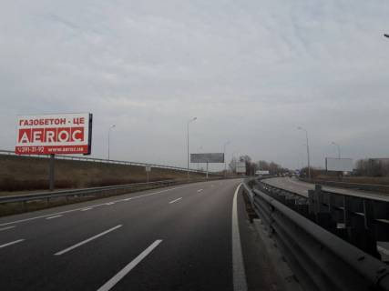 Billboard B in Obukhiv, 6х3  Dniprovs'ke sose, trasa N-01 "Kiiv-Znam'anka", km 43+220 pravo, rozv'azka na m. Obuhiv ta m. Ukrainka, viizd z m. Obuhiv v storonu m. Kiiv Photo 1