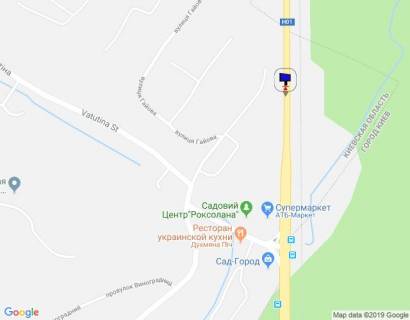 Billboard B in Lisniki (Kiev region) Dniprovs'ke sose, trasa N-01 "Kiiv-Znam'anka", km 20+450 pravo, cerez 100m pisla povorotu na s. Lisniki, verh scheme