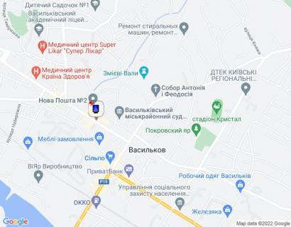 Citylight B in Vasylkiv, 1,2х1,8  m. Vasil'kiv, st. Grusevs'kogo, 6, bila viddilenna PUMB, navproti avtobusnoi zupinki, cerez 50m pisla Vasil'kivs'kogo Mis'krajonnogo centru zajnatosti, cerez 100m pisla magazinu "Sil'po" ta "COMFY", cerez 200m pisla povorotu na st. Gogola, cerez scheme