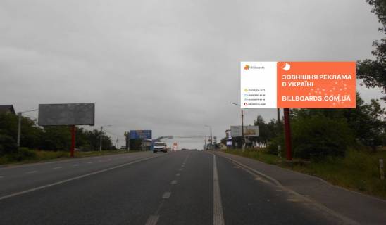 Billboard A in Stari Petrivtsi, 6х3  s. Stari Petrivci, st. Knaza Svatoslava, trasa R-02 "Kiiv-Ivankiv-Ovruc", viizd iz s. Stari Petrivci v bik Kieva (Novih Petrivciv), za 160m do magazinu ATB ta povorotu na st. Petrivs'ka, cerez 110m pisla Ukrposti ta povorotu na st. Dacna Photo 1