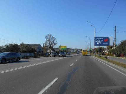 Billboard A in Brovary, 6х3  m. Brovari, st. Kiivs'ka, 69, za 150m do avtobusnoi zupinki, za 590m do perehresta z st. Evgenia Zelens'kogo, cerez 220m pisla povorotu na st. Serova ta magazinu "Fora" Photo 1