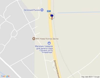 Billboard A in Khodosivka, 6х3  Dniprovs'ke sose, trasa N-01 "Kiiv-Znam'anka", km 22+950 livo scheme