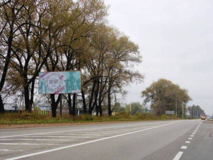 Billboard B in Brovary m. Brovari, st. Olega Onikienka, navproti budinku 135, v'izd u Brovari z Okruznoi, cerez 150m pisla Fozzi ta RLC  Photo 1