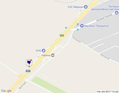 Billboard A in Chabani, 6х3  s. Cabani, trasa M-05 Kiiv-Odesa, km 17+030 pravo, bila AZS KLO scheme