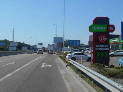 Billboard B in Lisniki (Kiev region), 6х3  Dniprovs'ke sose, trasa N-01 "Kiiv-Znam'anka", km 20+650 livo, za 150m do povorotu na s. Lisniki, niz Photo 1