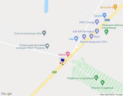 Billboard A in Vita-Poshtova, 6х3  s. Vita-Postova, trasa M-05 Kiiv-Odesa, km 22+365 livo, za 330m do povorotu na Boarku scheme