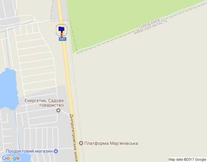 Billboard B in Kiev roads, 6х3  Dniprovs'ke sose, trasa N-01 "Kiiv-Znam'anka", km 31+800 pravo, na pisohidnomu perehodi scheme