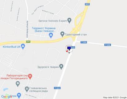 Billboard B in Glevakha, 6х3  м. Васильків, Т-1023, км 2+960 право, виїзд з м. Васильків, розворот на Рославичі, за 100м до зупинки "Польова", перед розв'язкою Київ-Васильків, через 1.1км після поворту на вул. Вокзальна та смт. Глеваха scheme