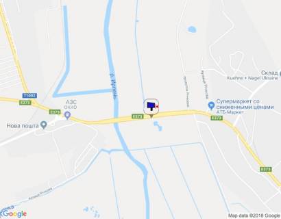 Billboard B in Irpin m. Irpin', trasa M-07, km 22+975 livo, mist cerez r. Irpinka, 775m do rozvilki Irpin'-Gostomel'-Buca, ZK "Gostomel' Rezidens", verh scheme