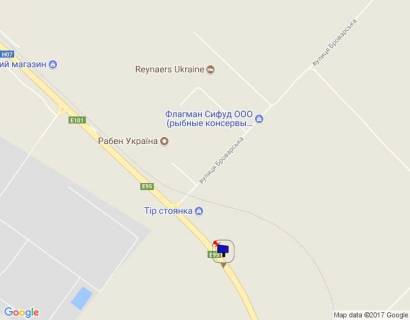Billboard A in With. Kalynivka ob'izd m. Brovari, trasa M-01, km 34+450 livo, s.Kalinivka, terminal Raben scheme