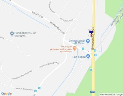 Billboard B in Lisniki (Ternopil region), 6х3  Dniprovs'ke sose, trasa N-01 "Kiiv-Znam'anka", km 20+750 pravo, cerez 50m pisla povorotu na s. Lisniki ta magazinu ATB, rinok, niz scheme