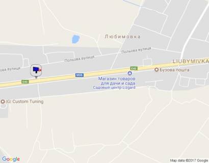 Billboard A in Lyubimivka, 6х3  s. Lubimivka, trasa M-06 "Kiiv-Cop" (Zitomir), km 34+300 pravo, avtobusna zupinka scheme