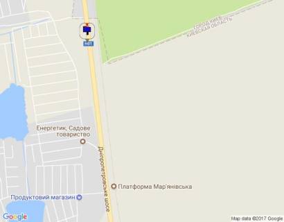 Billboard A in Kiev roads, 6х3  Dniprovs'ke sose, trasa N-01 "Kiiv-Znam'anka", km 31+800 pravo, na pisohidnomu perehodi scheme