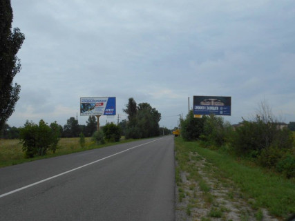 Billboard B in Khotnivka, 6х3  с. Хотянівка, траса Р-69 "Київ-Вишгород-Десна", км 32+900 право, за 300м до повороту на вул. Пришляхова, через 350м після автобусної зупинки, через 400м після екобази КОЗАНОСТРА Photo 1