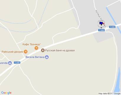 Billboard A in Bury s. Pogrebi, st. Kirova (pocatok masivu Dibrova), viizd v bik Kieva (z/m Troesina) scheme