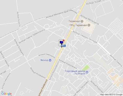 Billboard A in Brovary, 6х3   m. Brovari, st. Kiivs'ka, 261, za 40m do avtobusnoi zupinki ta magazinu "Varus", za 40m do zaizdu na rinok, za 170m do povorotu na st. Vasila Simonenka ta st. Korolenka, cerez 70m pisla povorotu do magazinu "ATB", cerez 145m pisla AZS "WOG", scheme