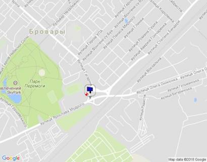 Billboard C in Brovary, 6х3  m. Brovari, st. Aroslava Mudrogo, bila mostu, rozv'azka z st. Stepana Banderi, st. Geroiv Ukraini, st. Olega Onikienka, cerez 60m pisla avtobusnoi zupinki, cerez 140m pisla AZS KLO scheme