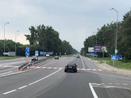 Billboard A in Glevakha, 6х3  м. Васильків, Т-1023, км 2+860 право, в'їзд з смт. Глеваха, зупинка "Польова", за розв'язкою Київ-Васильків, розворот на Рославичі Photo 1