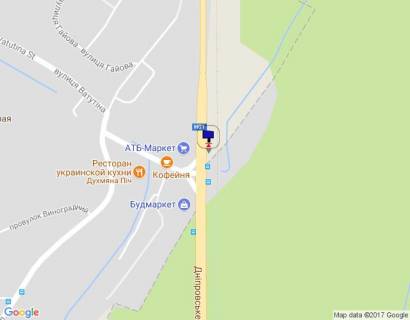 Billboard A in Lisniki (Kiev region) Dniprovs'ke sose, trasa N-01 "Kiiv-Znam'anka", km 20+800 livo, povorot na s. Lisniki, avtobusna zupinka "Lisniki" scheme