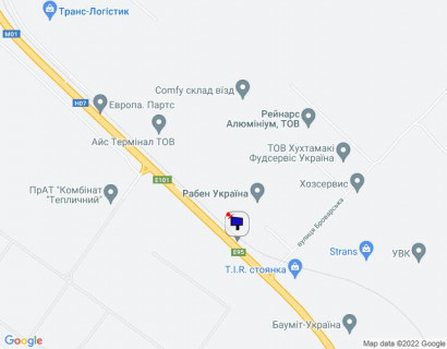 Billboard B in Kalynivka, 6х3  с. Калинівка, траса М-01 "Київ-Чернігів-Нові Яриловичі", км 35+000 право, об'їзд м. Бровари, за 150м до повороту на вул. Броварська та Рабен Україна, за 600м до Бауміт-Україна scheme