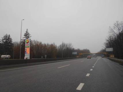 Billboard A in Kalynivka smt. Kalinivka, trasa M-05 Kiiv-Odesa, km 30+400 pravo, navproti AZS AMIK, avtobusna zupinka "st. Zora", za 500m do z'izdu na st. Zaliznicna Photo 1