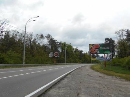 Billboard A in Novi Petrivtsi, 6х3  Траса Р-02 "Київ-Іванків-Овруч", км 18+800 право, в'їзд в м. Вишгород з площі Шевченка, на с. Нові Петрівці Photo 1