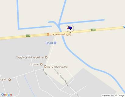 Billboard A in Kopiliv, 6х3  с. Копилів, траса М-06 "Київ-Чоп" (Житомир), км 45+020 ліво, митні склади, завод "Ruukki", після ресторану "Шашличний Двір", Київська Регіональна Митниця scheme