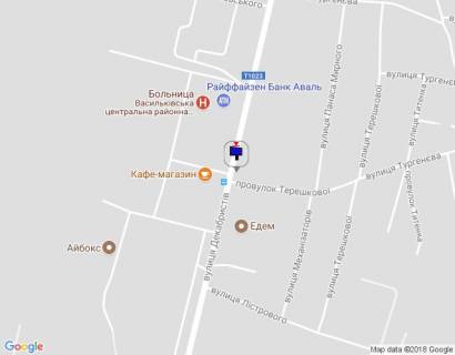 Billboard B in Vasylkiv, 6х3  m. Vasil'kiv, st.Dekabristiv, 86, Likarna  scheme