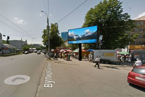 Video Billboard A in Cherkasy, 5,8ш*2,9в  вул. Смілянська - вул. Гоголя - 614337 Photo 1