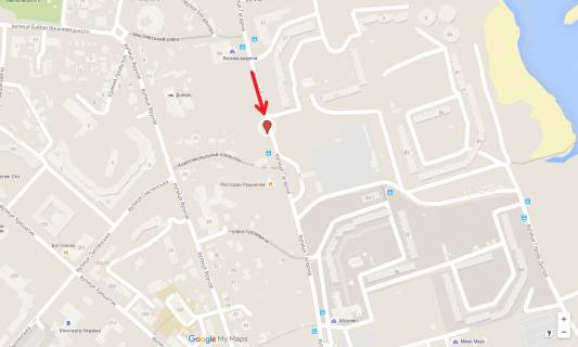 Billboard A in Cherkasy, 3в*6ш  st. Gagarina, 31 (spusk z got. Rosava) scheme