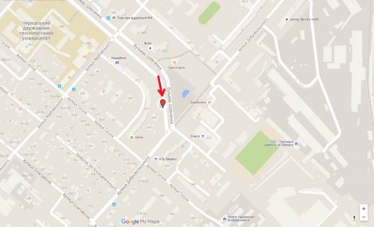 Billboard A in Cherkasy, 3в*6ш  bst. Sevcenka , 490 scheme