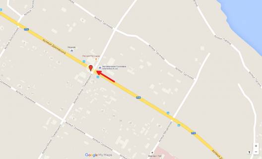 Billboard B in Cherkasy, 3в*6ш  st. Dahnivs'ka, naproti mag. "Lisovij" scheme