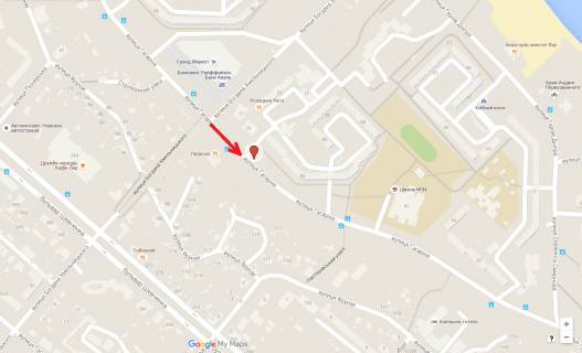 Billboard B in Cherkasy, 3в*6ш  st. Gagarina, 79 scheme