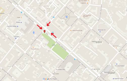 Prismatron, Prism A in Cherkasy, 3в*6ш  bst. Sevcenka - st.B.Visnevec'kogo (prizmatron) - 287300 scheme