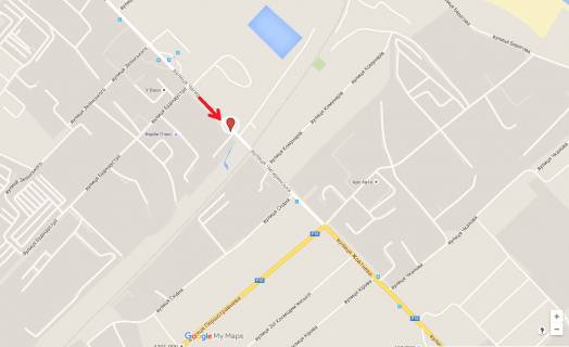 Billboard A in Cherkasy, 3в*6ш  st. Cigirins'ka, 200m vid zd pereizdu (viizd z mista) scheme