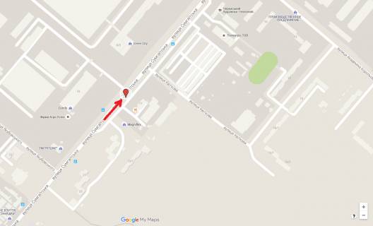 Billboard A in Cherkasy, 3в*6ш  st. Sumgaits'ka,17 scheme