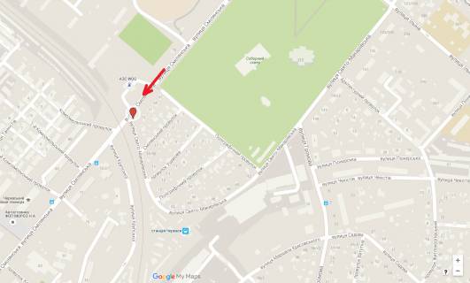 Billboard B in Cherkasy, 3в*6ш  st. Smilans'ka - st.Nebesnoi Sotni, zliva bila AZS "WOG" scheme