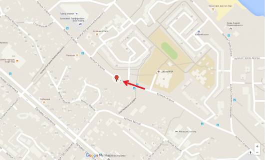 Billboard B in Cherkasy, 3в*6ш  st. Gagarina,142 (r-n Grand-Marketa) scheme