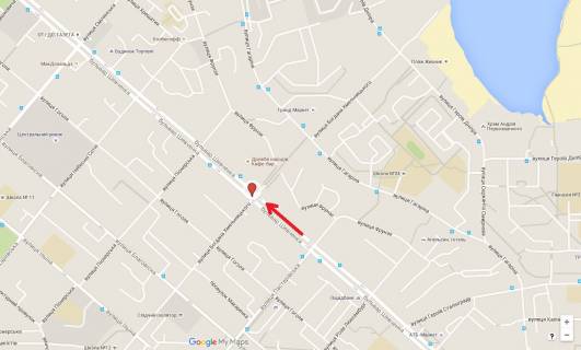 Billboard A in Cherkasy, 3в*6ш  bst. Sevcenka - st. B.Hmel'nic'kogo scheme