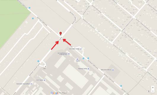 Billboard A in Cherkasy, 3в*6ш  st. Sumgaits'ka -  st. Odes'ka scheme