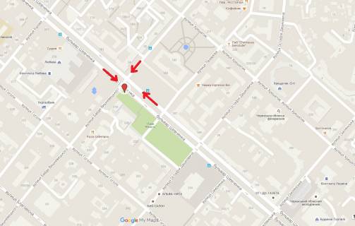 Prismatron, Prism A in Cherkasy, 3в*6ш  bst. Sevcenka - st.B.Visnevec'kogo (prizmatron) - 287299 scheme