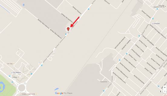 Billboard A in Cherkasy, 3в*6ш  st. Smilans'ka, 122, bila CPK scheme