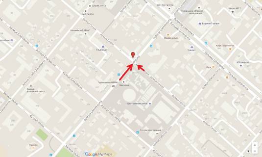 Prismatron, Prism A in Cherkasy, 3в*6ш  st. Smilans'ka - st. Gogola (prizmatron) - 287358 scheme