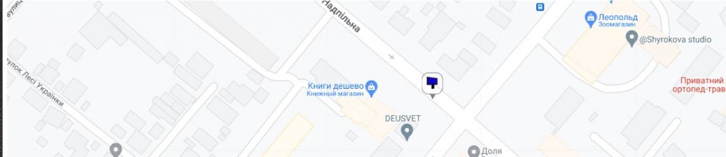 Billboard + in Cherkasy, 3в*6ш  st. Grusevs'kogo - st.Nadpil'na scheme