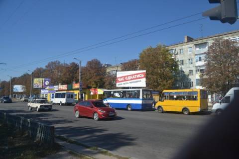 Billboard A in Kropyvnytskyi (Kirovograd) st. E.Tel'nova/st.Soborna Photo 1