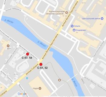 Citylight A in Kropyvnytskyi (Kirovograd) st. Velika Perspektivna  scheme