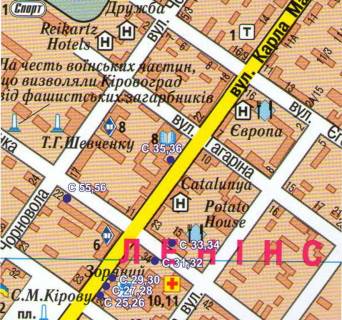 Citylight  in Kropyvnytskyi (Kirovograd) scheme